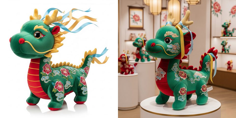 ai design concept art festival variant tang style dragon plush ai prompts